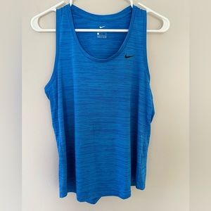 Nike Dri Fit Blue Tank Size Small